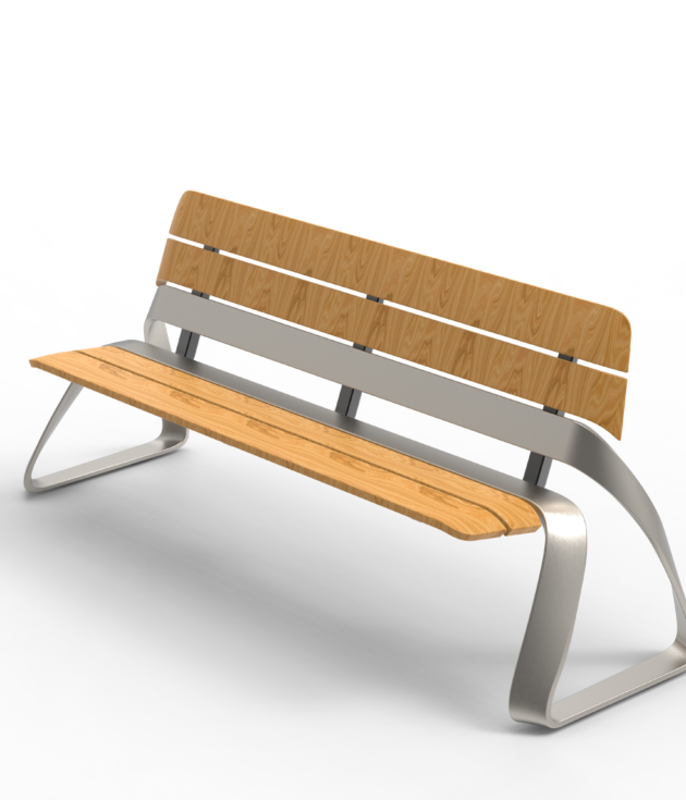 Stylish Wood Bench