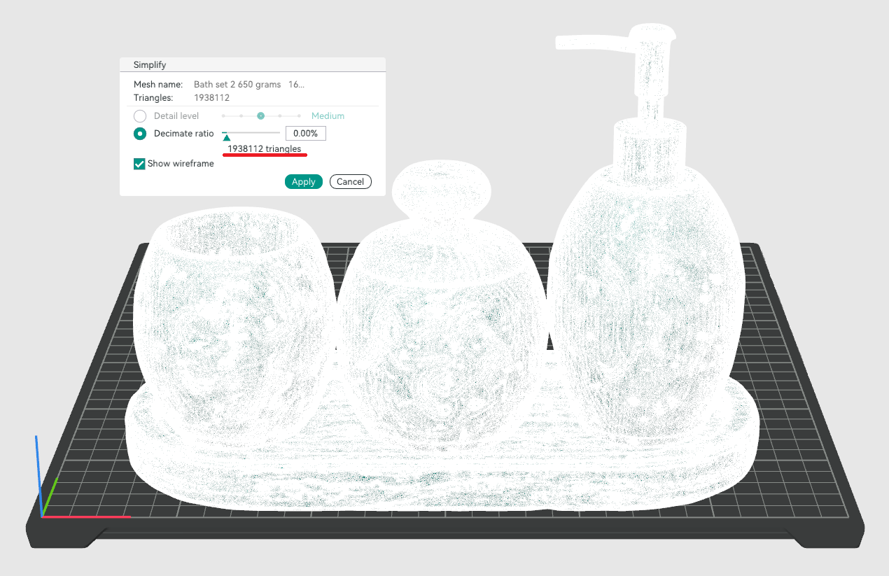 3d model review mesh repair Screenshot ORCA Slicer - Tripo3D AI-generated 3D Models 3d model review mesh repair