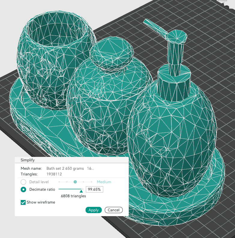 3d model review mesh repair Screenshot ORCA Slicer - Tripo3D AI generated 3D Models 3d model review mesh repair