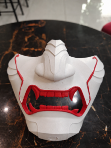 Hand-Painted Oni Mask from Ghost of Tsushima